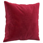 Cojines decorativos 2 uds terciopelo rojo tinto 40x40 cm v7929 - Vetonek