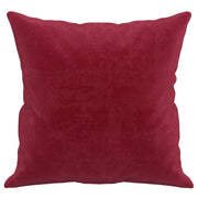 Cojines decorativos 2 uds terciopelo rojo tinto 40x40 cm v7929 - Vetonek