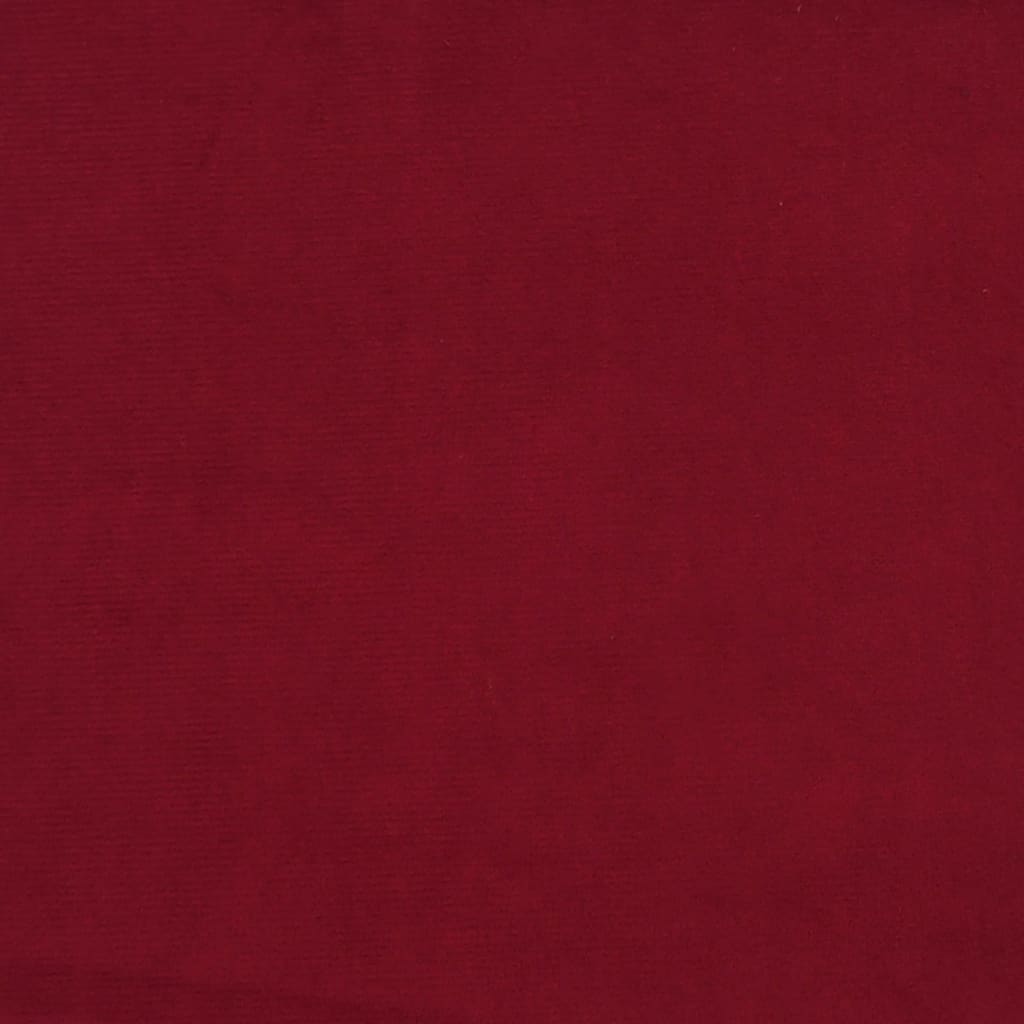 Cojines decorativos 2 uds terciopelo rojo tinto 40x40 cm v7929 - Vetonek