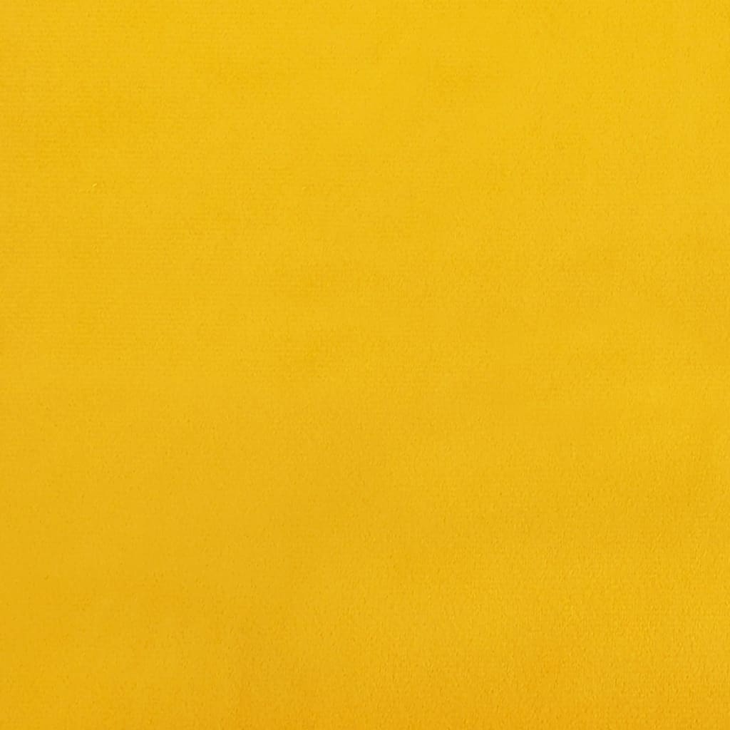 Cojines decorativos 2 uds terciopelo amarillo 40x40 cm - Vetonek