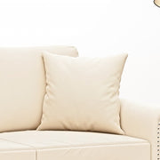 Cojines decorativos 2 uds terciopelo crema 40x40 cm v7967 Vetonek