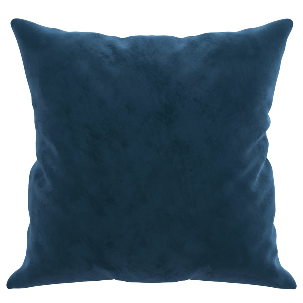 Cojines decorativos 2 uds terciopelo azul 40x40 cm v7974 - Vetonek