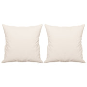 Cojines decorativos 2 uds tela microfibra beige 40x40 cm v8032 Vetonek
