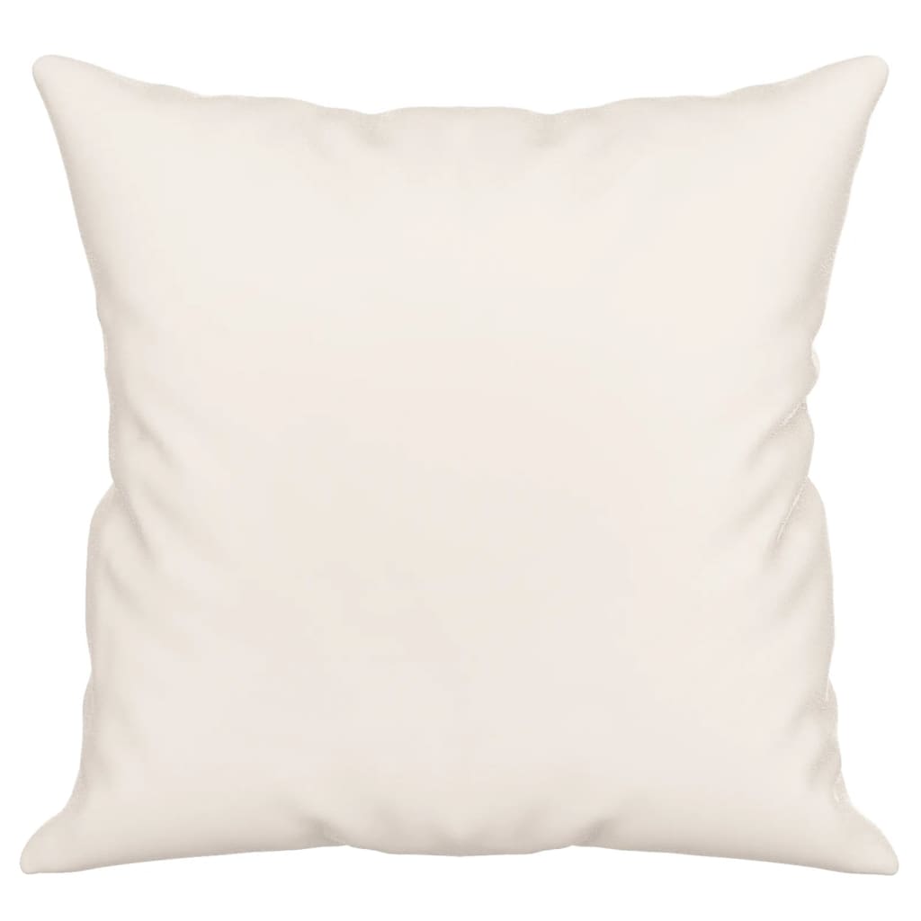 Cojines decorativos 2 uds tela microfibra beige 40x40 cm v8032 Vetonek
