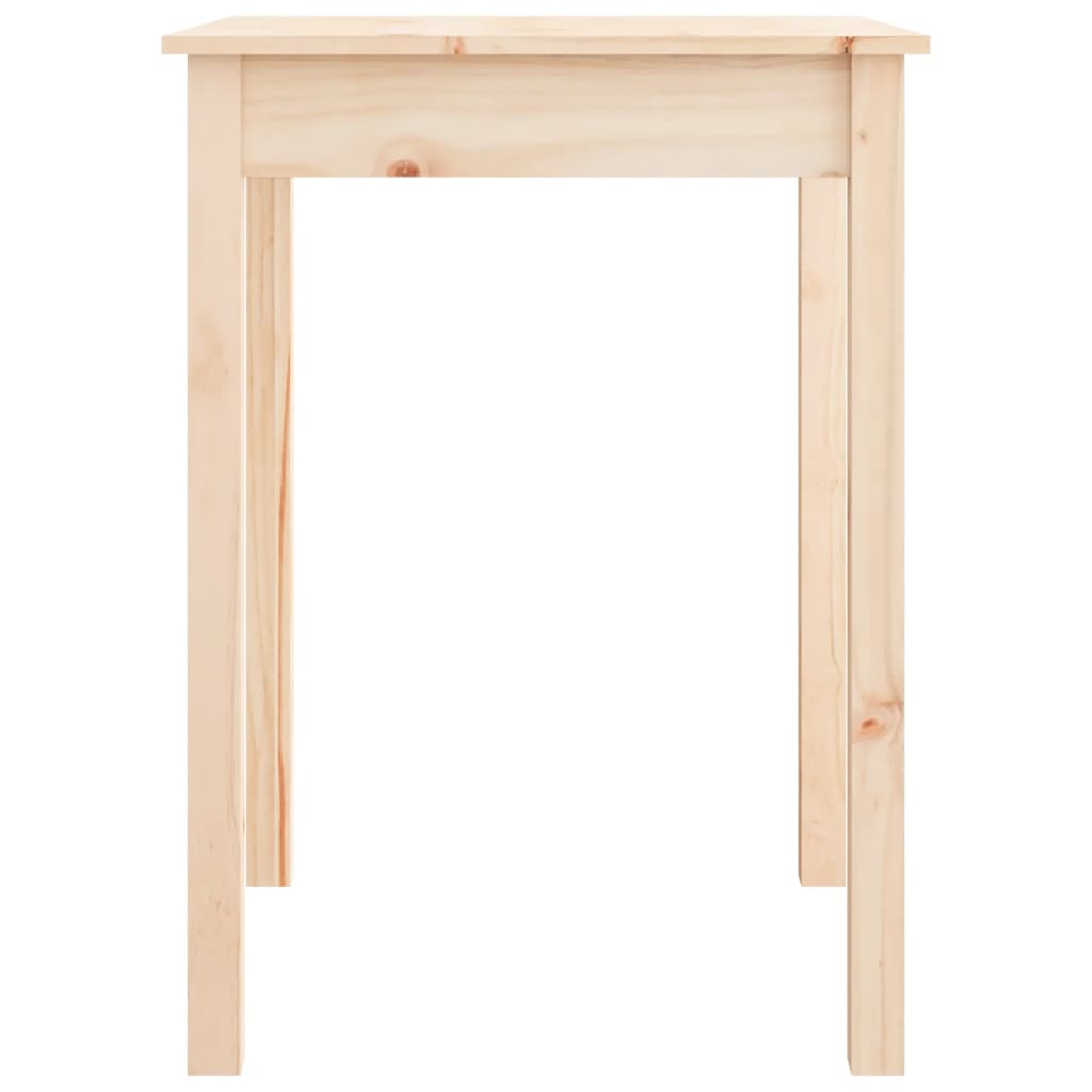 Mesa de comedor madera maciza de pino 55x55x75 cm