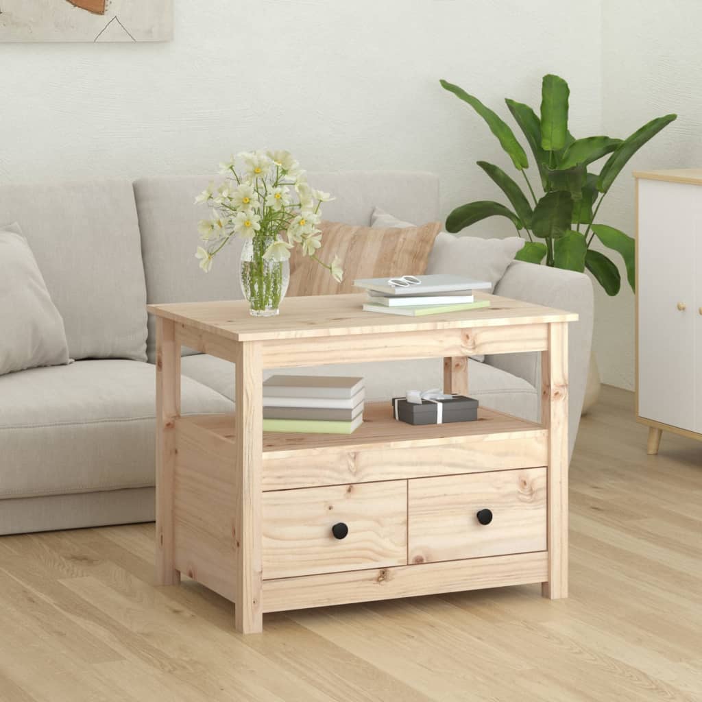 Pino solid wood center table 71x49x55 cm