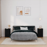 Tables de chevet 2 pcs bois de pin noir massif 40x35x61,5cm v0417 Vetonek
