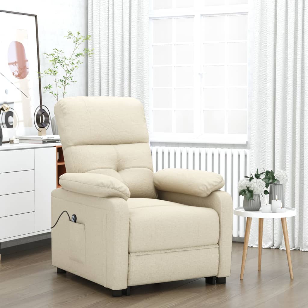 Vetonek Sillón elevable tela crema