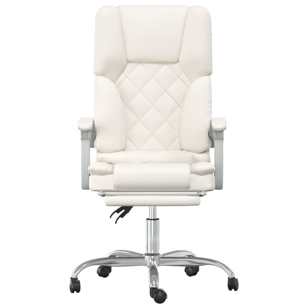 Reclinable office chair Synthetic leather massage