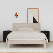 Tables de chevet 2 pcs bois de pin noir massif 40x34x55 cm v3995 Vetonek