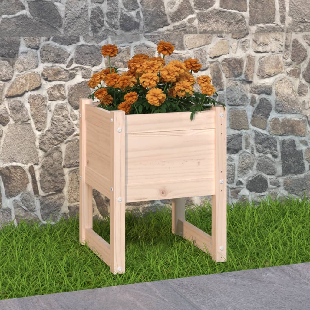 Vetonek Jardinera de madera maciza de pino 40x40x52,5 cm