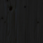 Jardinera madera maciza de pino negro 40x40x81 cm v6279 - Vetonek