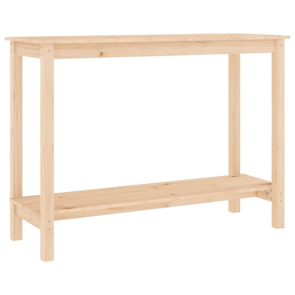 Mesa consola madera maciza de pino 110x40x80 cm - Vetonek