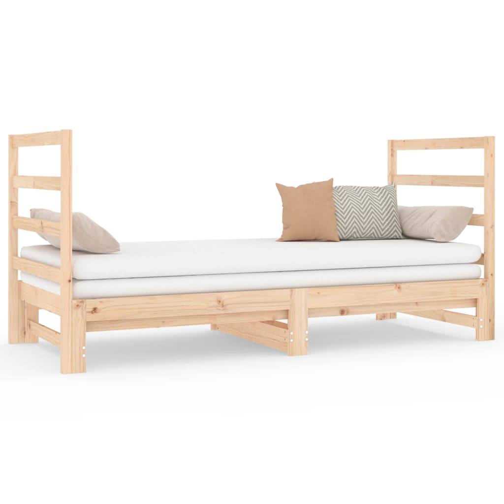 Sofá cama Simple madera maciza pino 2x(90x190) cm