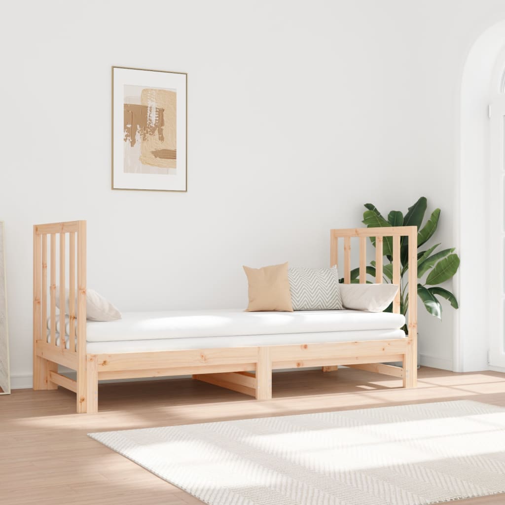 Vetonek Sofá cama extraíble sin colchón 2x(90x190) cm