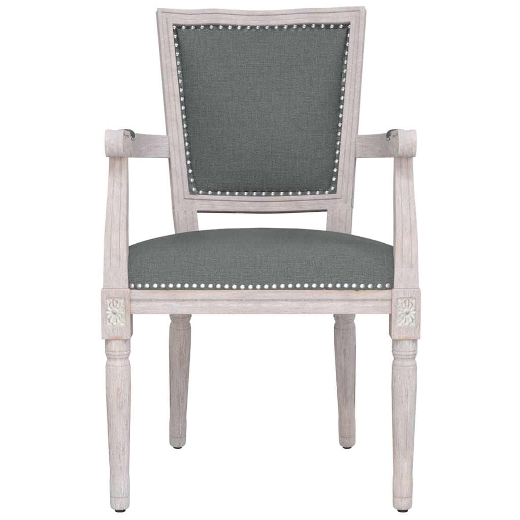 Dark gray fabric chair