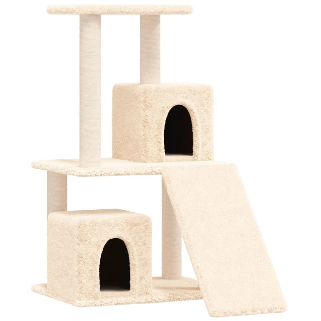 Gatos com creme de sisal posta 82 cm