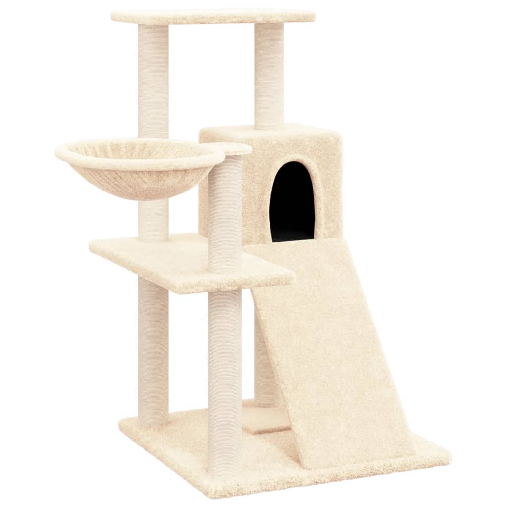 Gatos com creme de sisal posta 82 cm