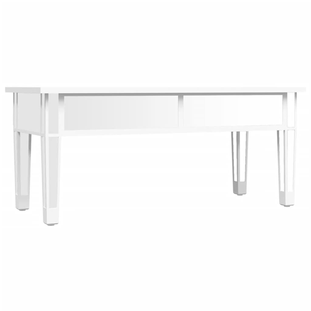 Mesa de centro especular madera tecnológica vidrio 106x45x45 cm vidaXL