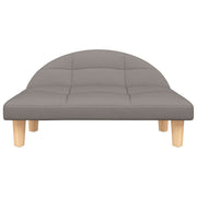 Taupe gray fabric dog bed 70x52x30 cm V9194 Vetonek