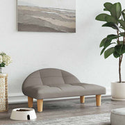 Taupe gray fabric dog bed 70x52x30 cm V9194 Vetonek