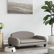 Gray taupe fabric dog bed 70x45x30 cm V9460 Vetonek