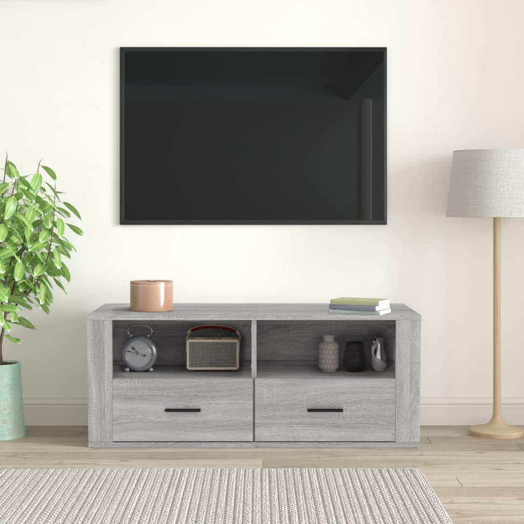 TV furniture Sonoma wood 100x35x40 cm