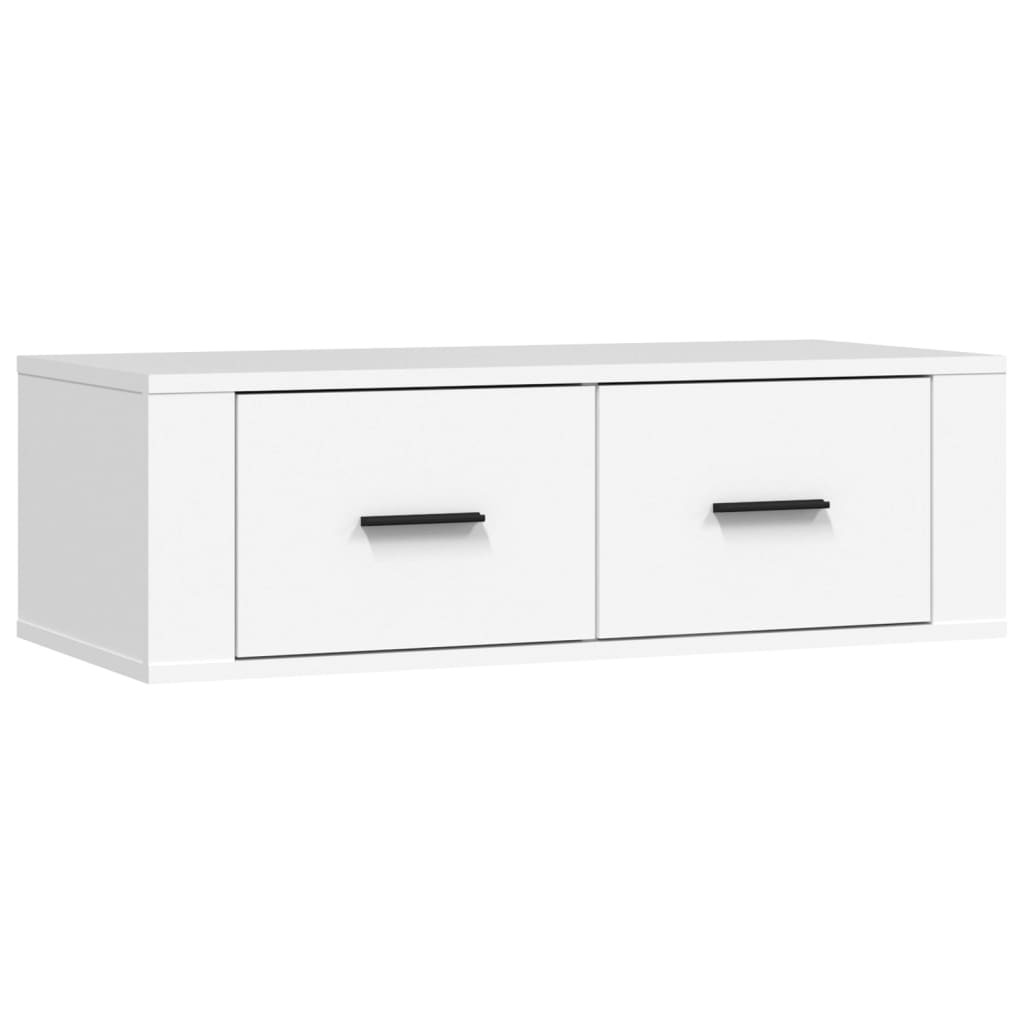 Mueble de TV colgante madera blanco 80x36x25 cm vidaXL