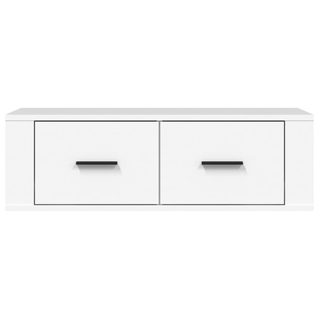 Mueble de TV colgante madera blanco 80x36x25 cm vidaXL