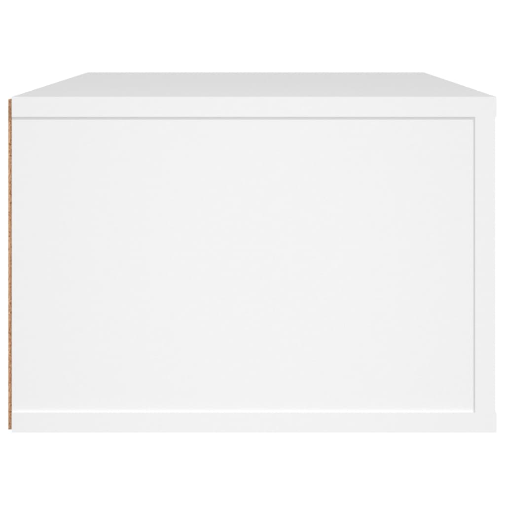 Mueble de TV colgante madera blanco 80x36x25 cm vidaXL