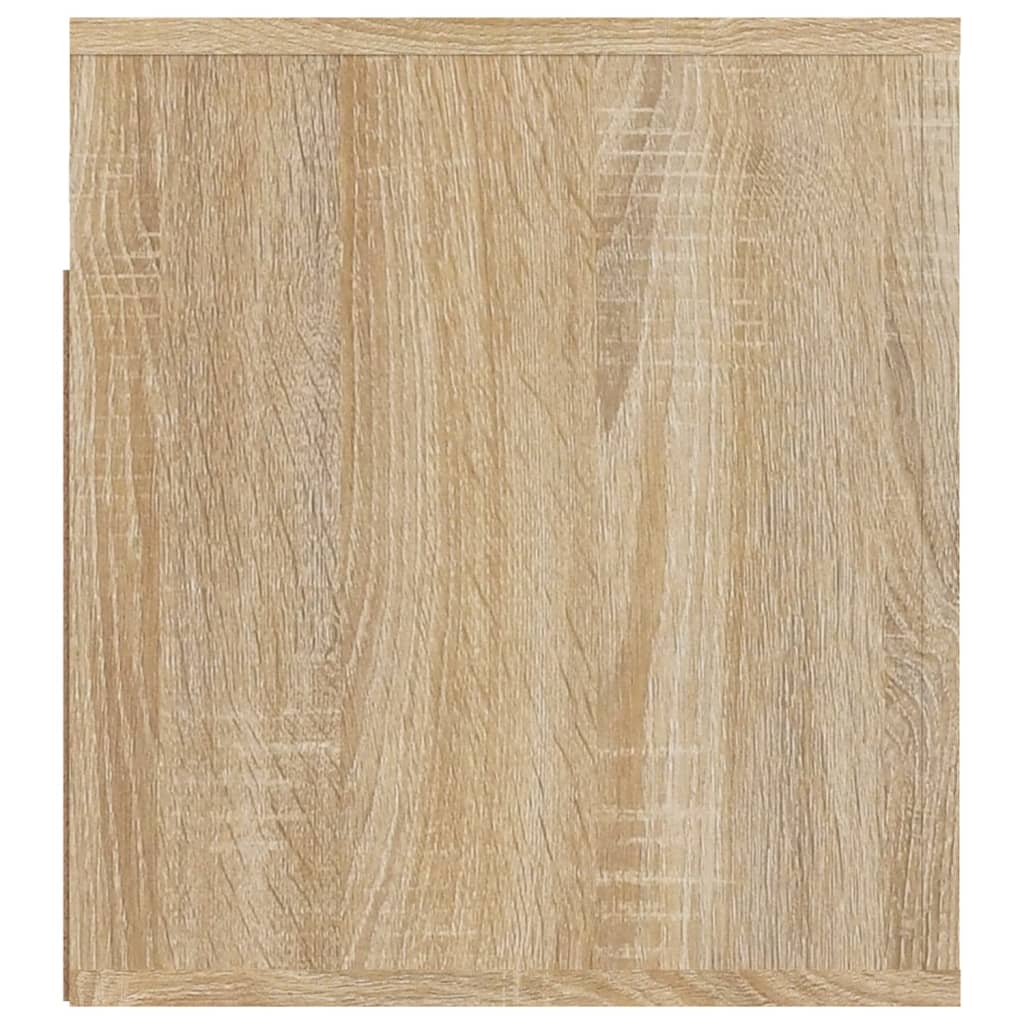 Mesitas de noche de pared 2 uds color roble Sonoma 50x36x40 cm - Vetonek