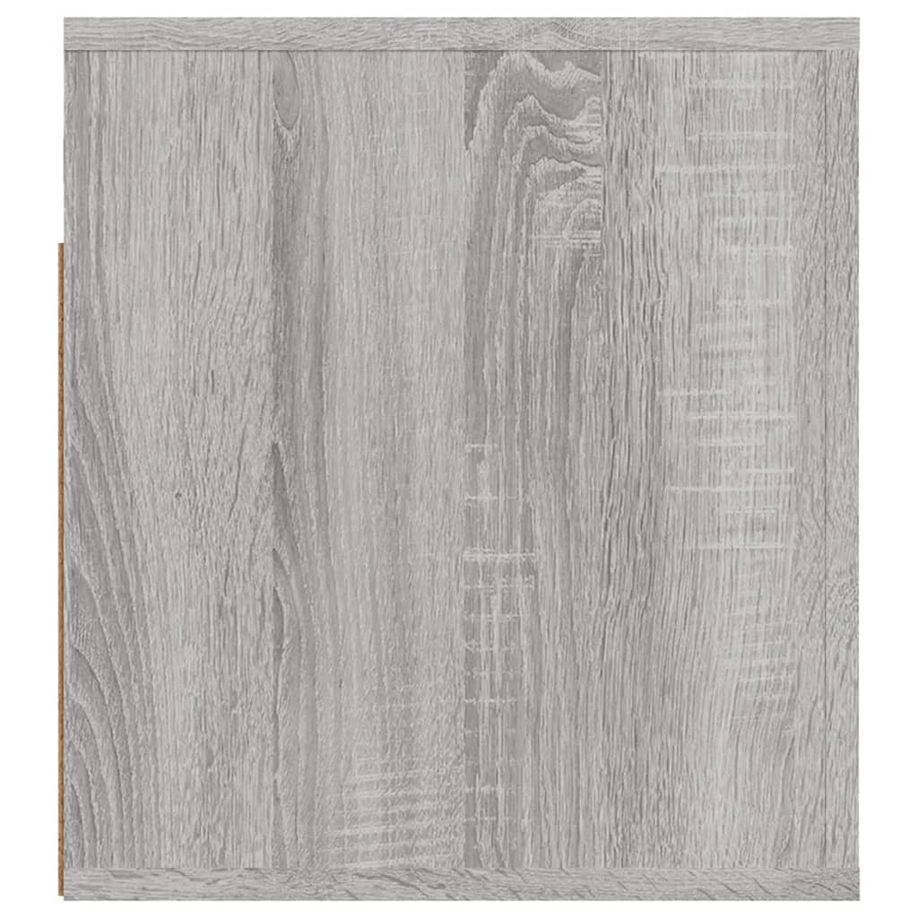 Mesitas de noche de pared 2 uds gris Sonoma 50x36x40 cm - Vetonek