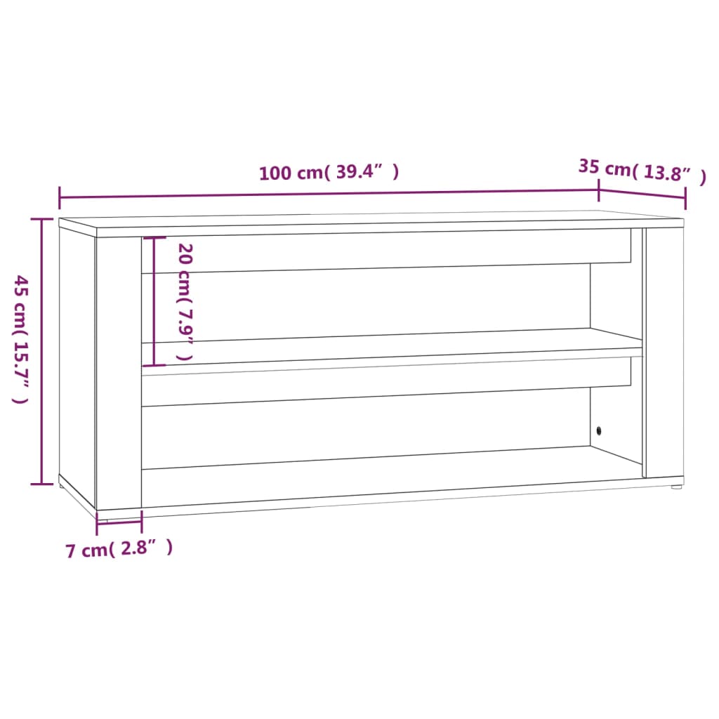 Contraplats de fusta contraplats de fusta Zapatero 100x35x45 cm