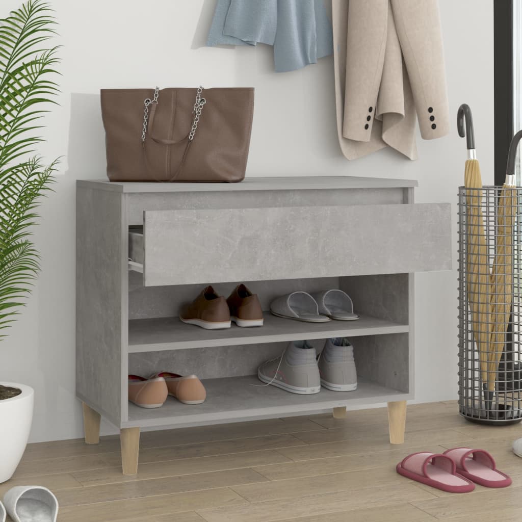 ZAPERERO WOOD GRAY CONCRETE 70x36X60 CM