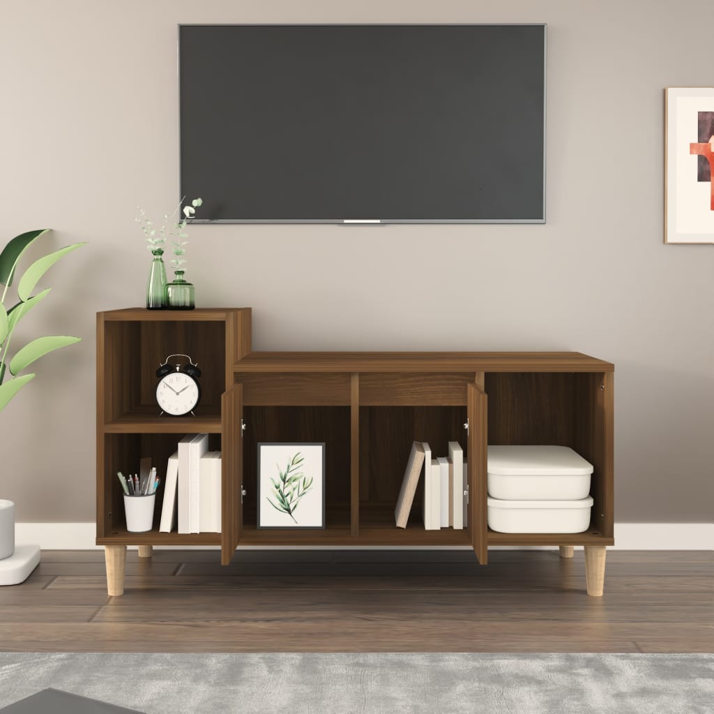 Mobili tv brown legno 100x35x55 cm