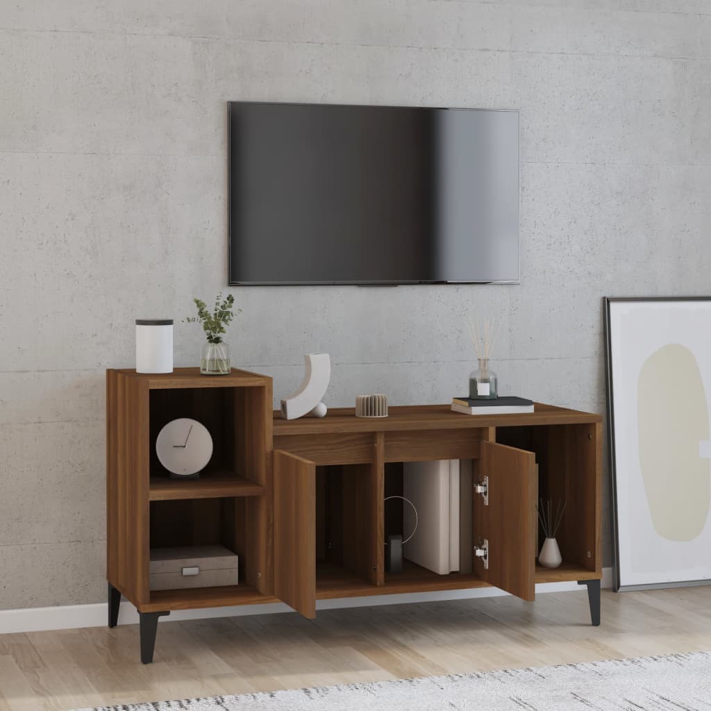 Mobili tv brown legno 100x35x55 cm