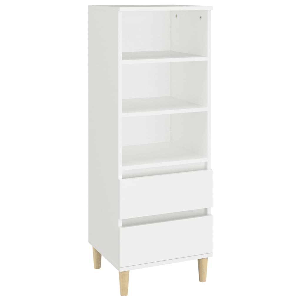 Alta Wooden Woodense em branco 40x36x110 cm