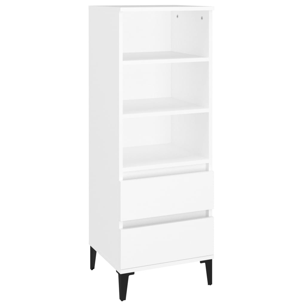 Alta Wooden Woodense em branco 40x36x110 cm