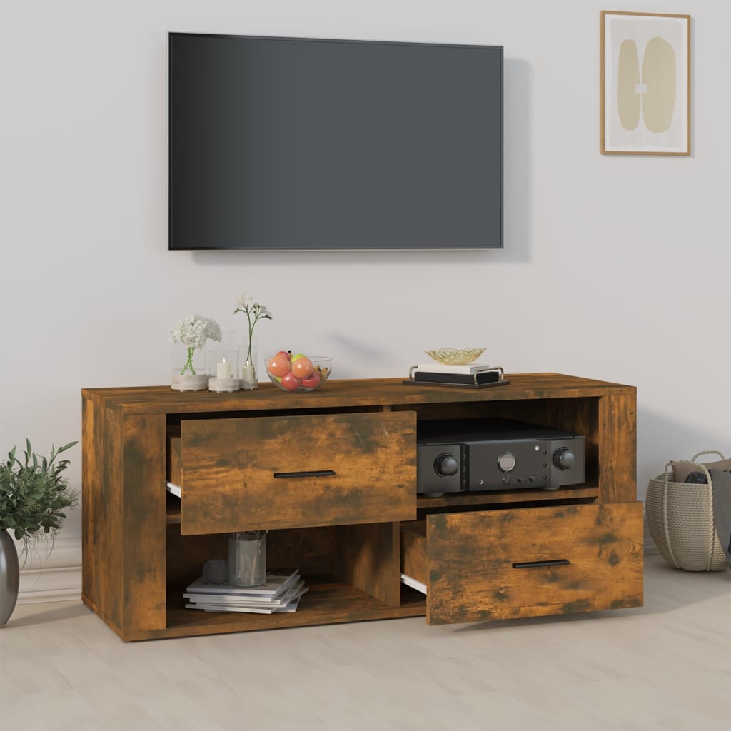 Móveis de TV Oak Smoked 100x35x40 cm