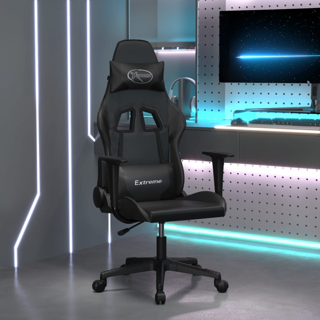 Vetonek Silla gaming cuero sintético negro