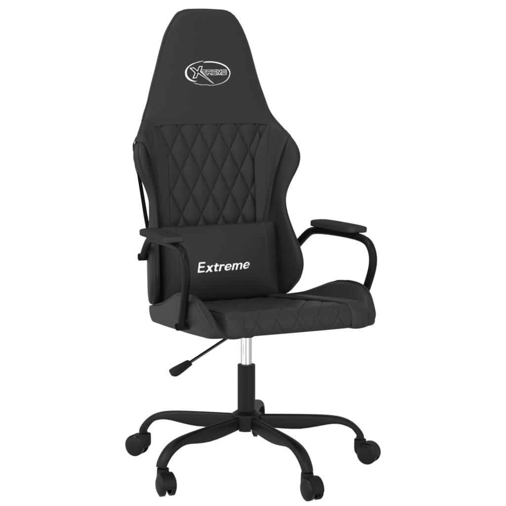 Silla gaming cuero sintético negro vidaXL