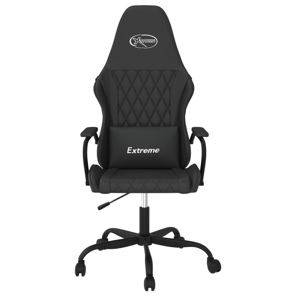 Silla gaming cuero sintético negro vidaXL