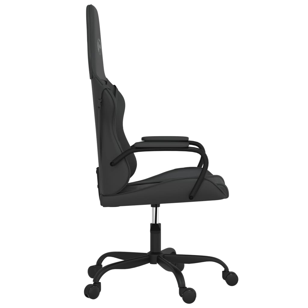 Silla gaming cuero sintético negro vidaXL