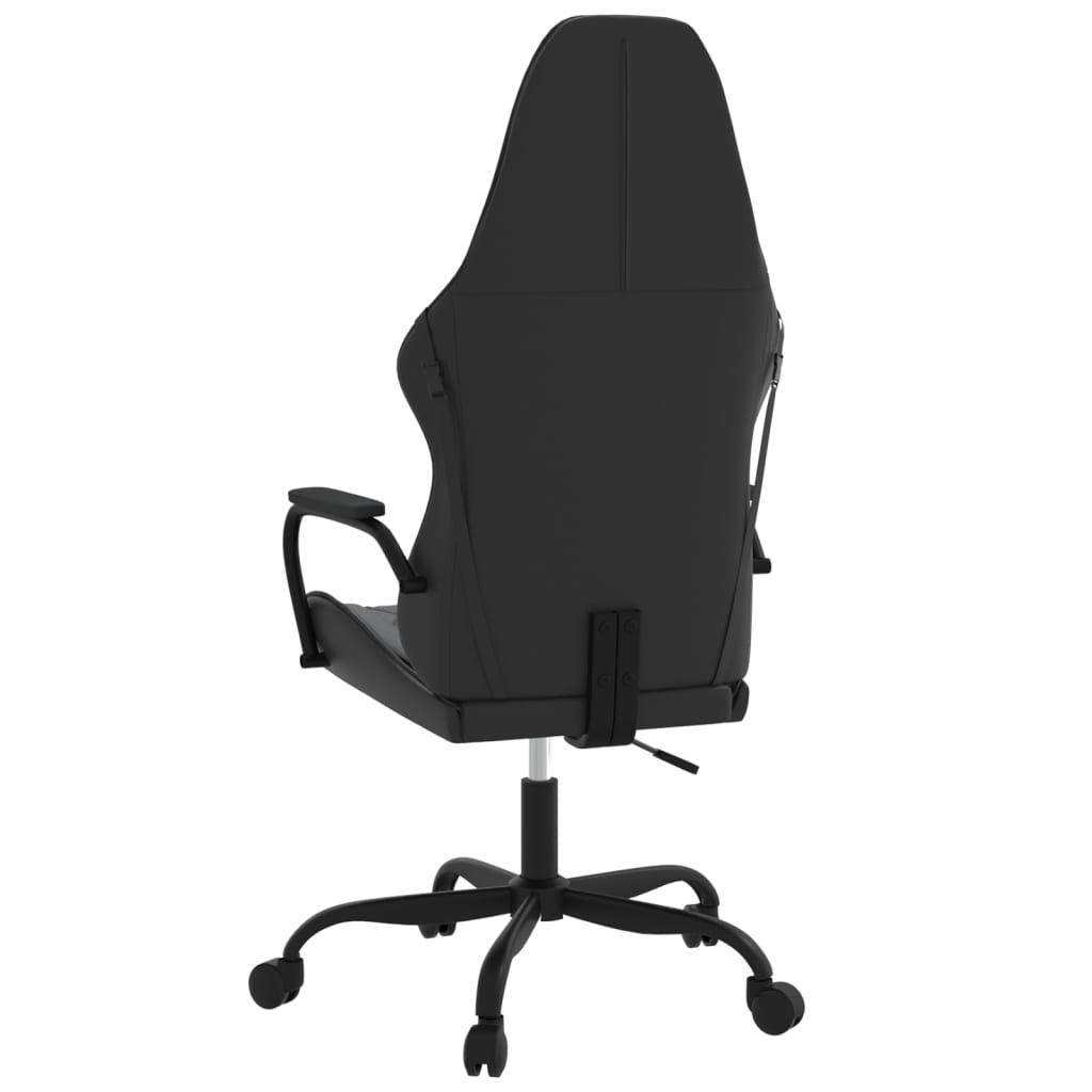 Silla gaming cuero sintético negro vidaXL