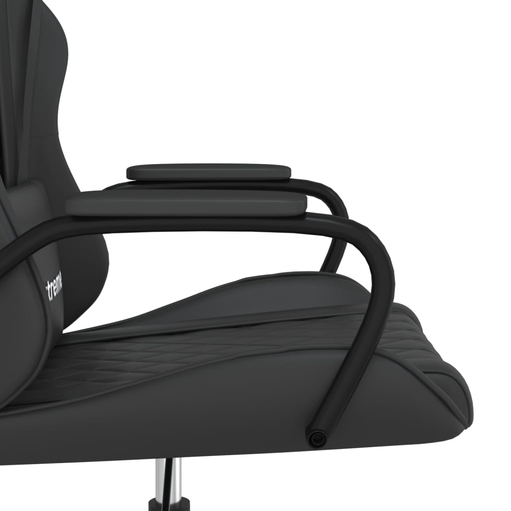 Silla gaming cuero sintético negro vidaXL