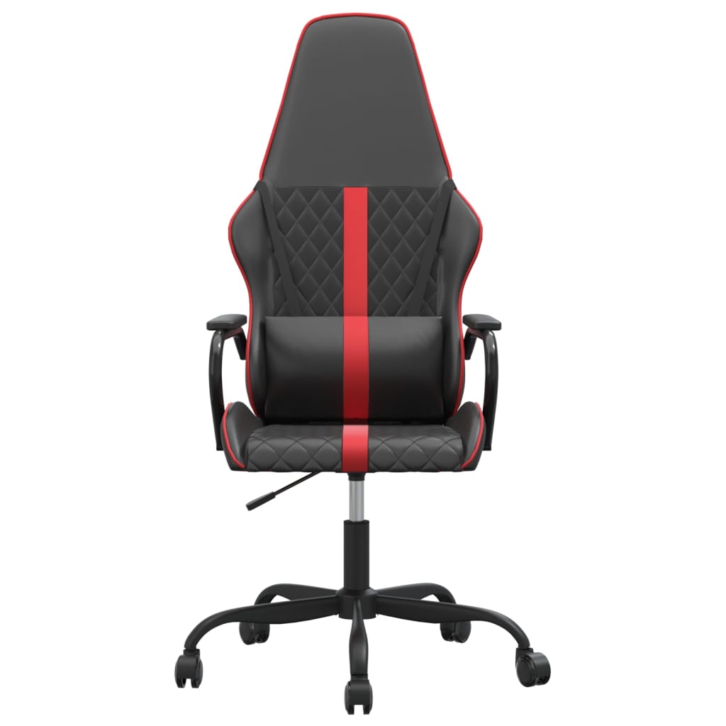 Silla gaming cuero sintético negro y rojo vidaXL