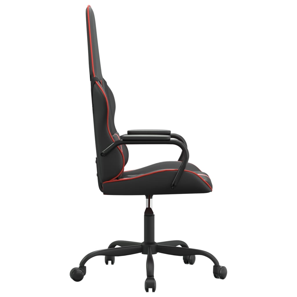 Silla gaming cuero sintético negro y rojo vidaXL