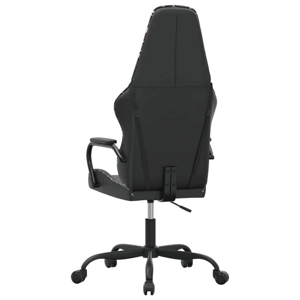 Silla gaming cuero sintético negro y camuflaje - Vetonek