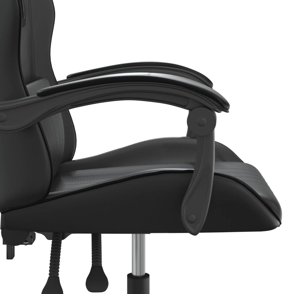 Silla gaming cuero sintético negro vidaXL