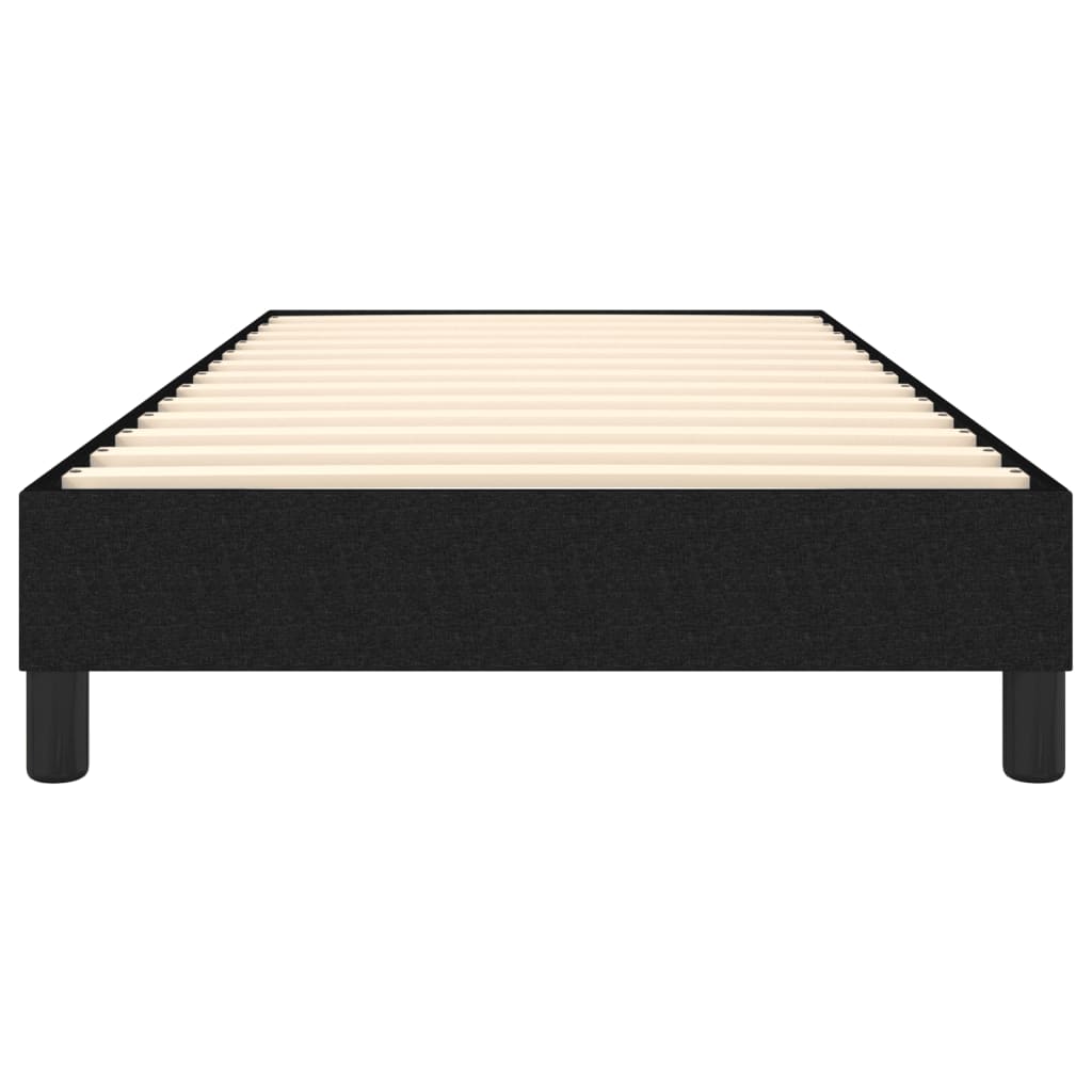 Estructura de cama sin colchón tela negro 90x190 cm v1394 - Vetonek